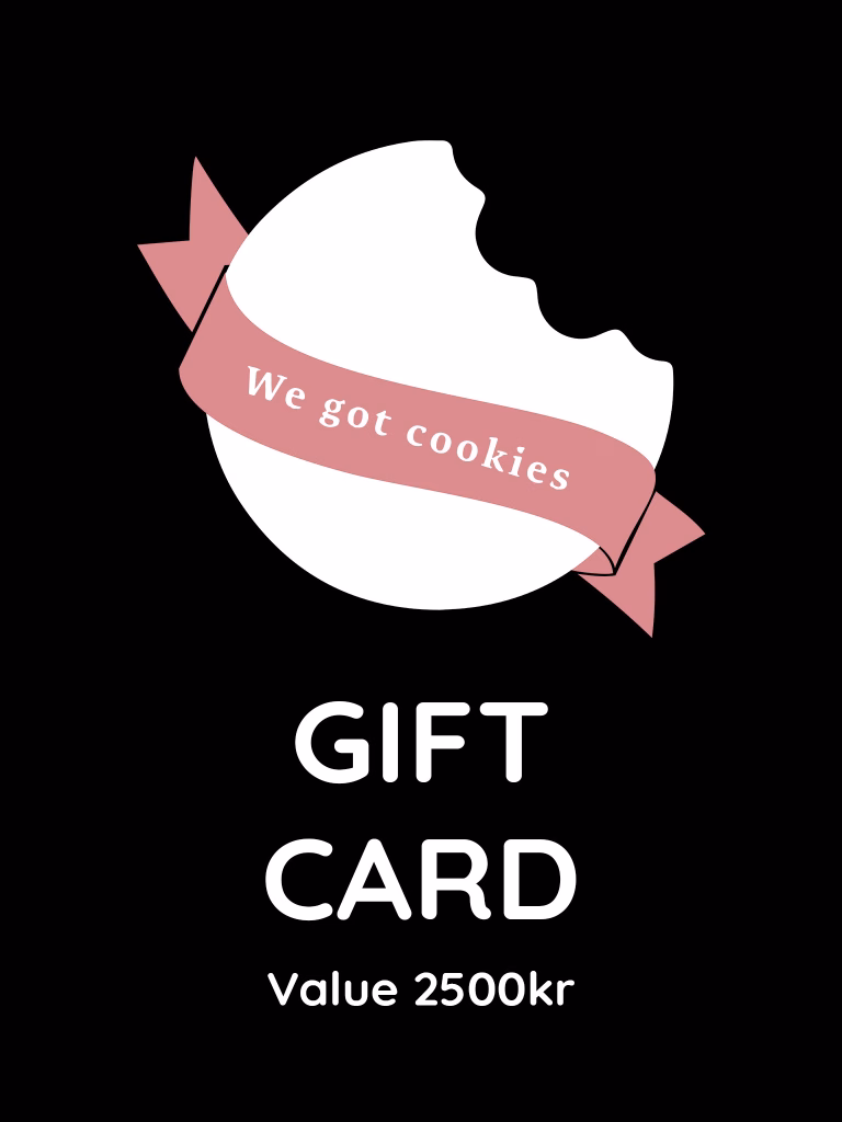 Gift card black level We got cookies